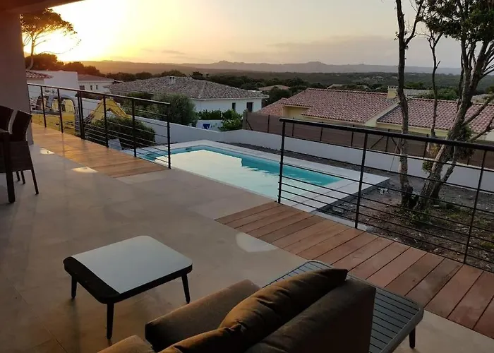 Neuve Avec Piscine Villa Bonifacio (Corsica)